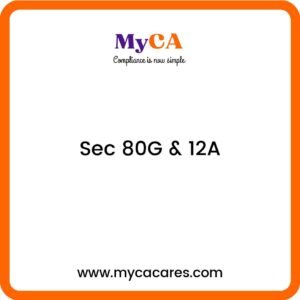 Sec 80G & 12A