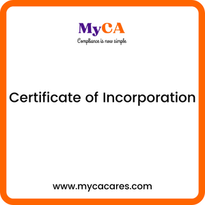 Certificate of Incorporation